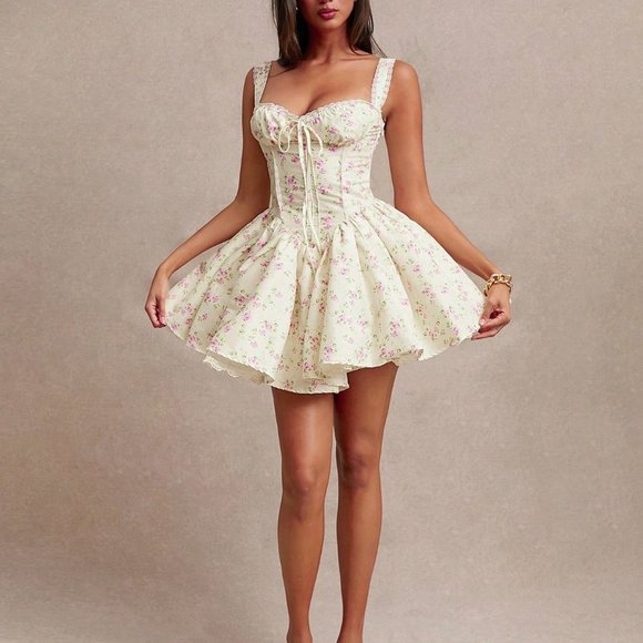Dresses & Skirts - Multicolor Boho Womens Elegant Color Block Bow Accent Off Shoulder Long Dress